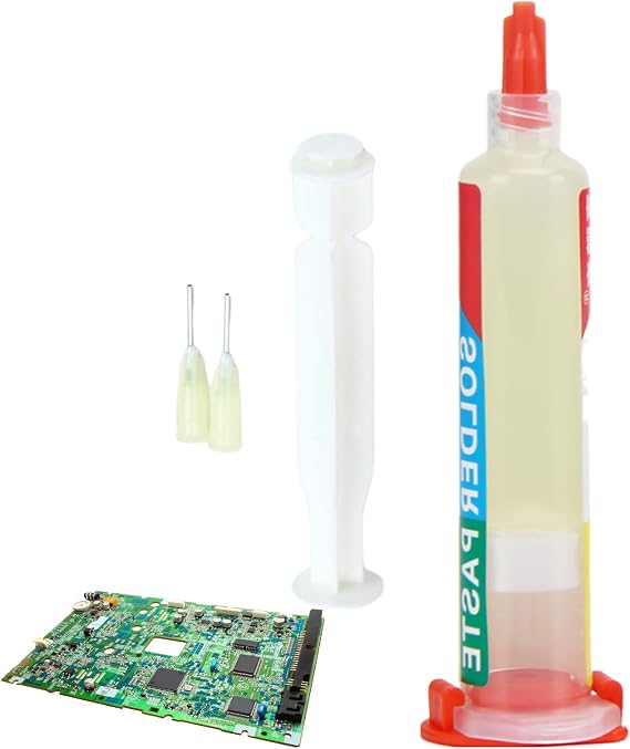Flux Paste for Soldering - 10ml Electronics Soldering Paste with Strong Adhesion - Soldering Accessories for Circuit Boards, Telephones, Metal Casing, Sensor, Motors