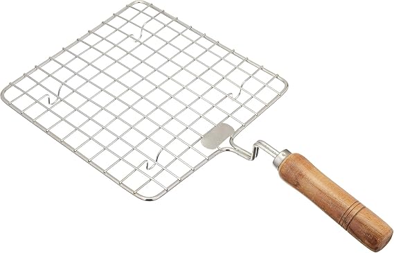 TABAKH Stainless Steel Wire Roaster, Papad Jali, Square
