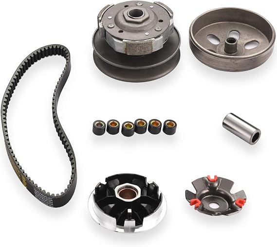 CLEO Gy6 150cc high performance clutch set,include clutch Assembly and Variator Assembly with 842 belt, fit for GY6 125cc And 150cc 4-Stroke Engine Scooter ATV Taotao Roketa Sunl