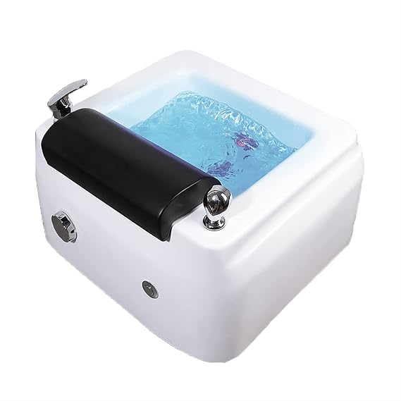 Pedicure Foot Spa,Foot Soaker,with Pedicure Foot Rest,Portable Foot Spa Sink,Foot Bath,feet Spa Tub,Pedicure Spa Bathtub,Acrylic Pedicure Sink