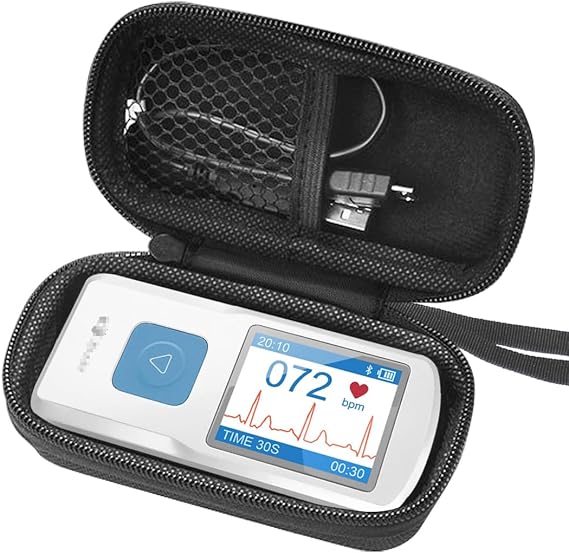 Hard Case Compatible for EMAY Portable ECG Monitor
