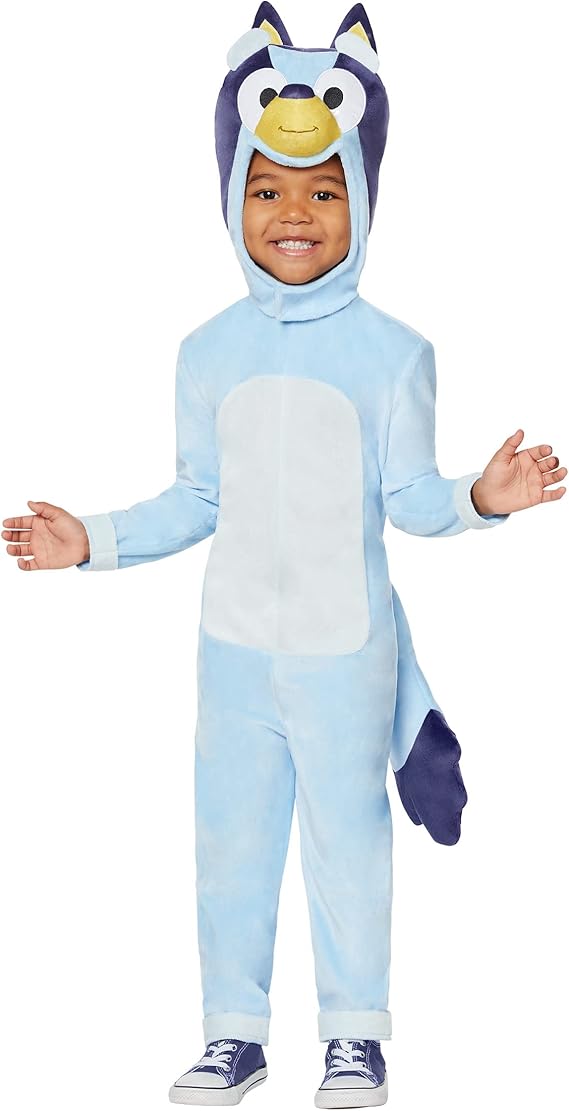 Spirit Halloween Bluey Toddler Bluey Costume | Officially Licensed | Group Costume | One Piece Outfit | TV and Movie Costume