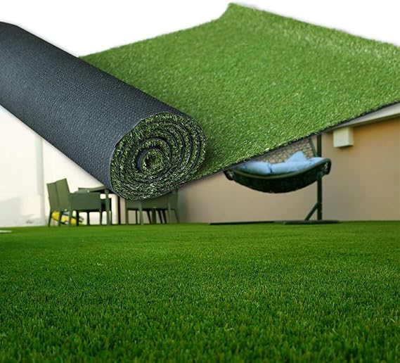 Artificial Grass 1' x 1' (1 Square Feet) Realistic Fake Grass Deluxe Turf Synthetic Turf Thick Lawn Pet Turf -Perfect for Indoor/Outdoor Landscape (20mm high Pile) Customized