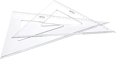 Rotring Centro Set Square 32cm & 37cm Set of 2
