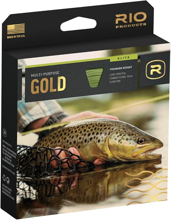 RIO PRODUCTS Elite Fly Line, Easy to Cast Flies from Size 2 to 22, Ultimate All-Around Fly Line with Ultra-Slick Performance