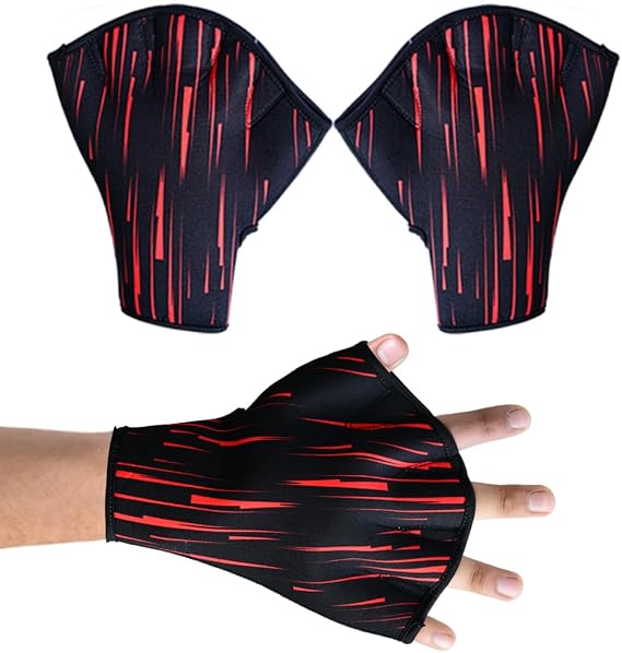 Swimming Gloves Aquatic Swim Training Webbed Water Glove