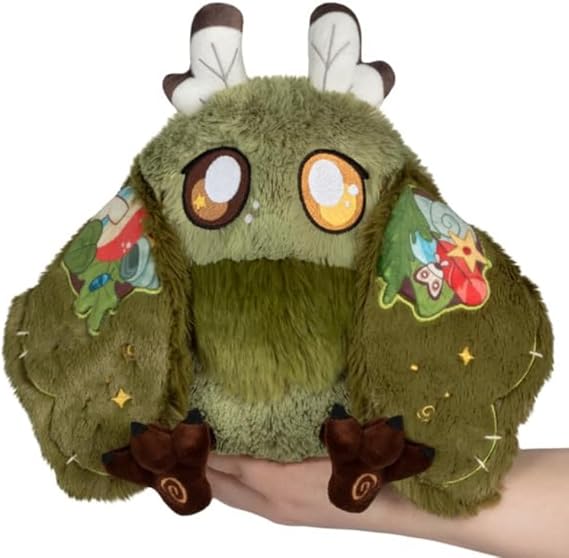 Squishable - Mini Goblincore Mothman - Mothman Collection - 9 in - Soft Toy Collectible Stuffed Animal - Wing Magnets