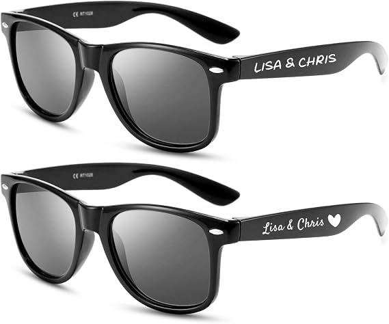 Personalized Sunglasses Wedding Favors Bulk Custom Bachelorette Party Groomsmen Bridal Gift Sun Glasses Shades