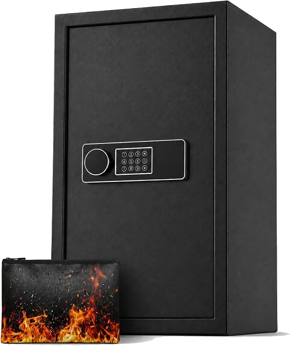 5.2 Cu Ft Large Safe Box for Home, 12.2"D x 13.8"W x 23.6"H