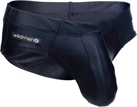 Wildmant Big Boy Pouch Swim Brief Black