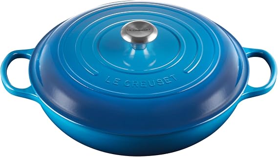Le Creuset Enameled Cast Iron Signature Braiser, 5 qt, Marseille