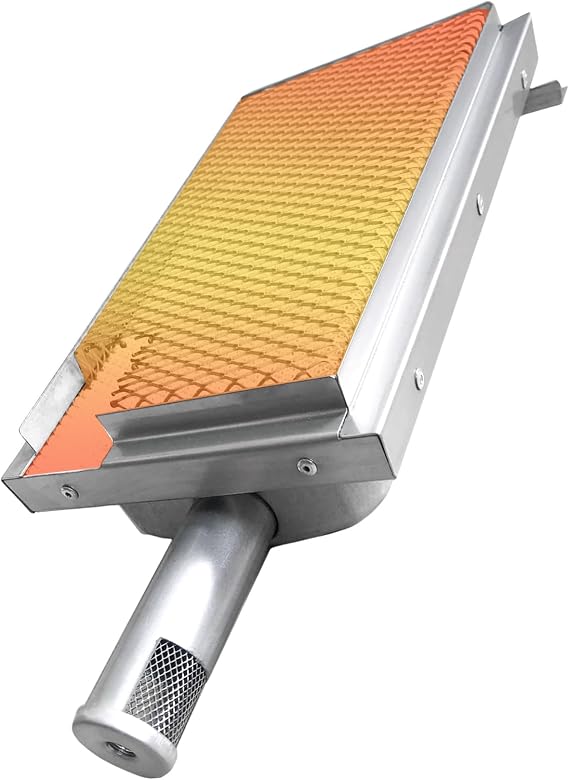 BBQ Grill Searing Burner Ceramic Infrared Side Sear Zone Burner Compatible with Jenn Air/Nexgrill/Kitchenaid Nex Replacement# 720-0720 740-0781 20001486A0