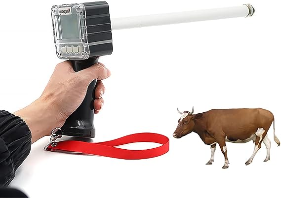 PRABOS Cattle Heat Detector, Test Cattle and Horse Mating Information, Automatic Ovulation Detector, Easy to Clean Cattle Equipment, Cattle Estrogen Tester