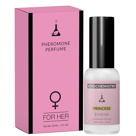 Pheromones For Women (Princess) - Elegant, Ultra Strength Organic Fragrance Body Perfume Spray (1 Fl. Oz Spray) (Human Grade Pheromones to Attract