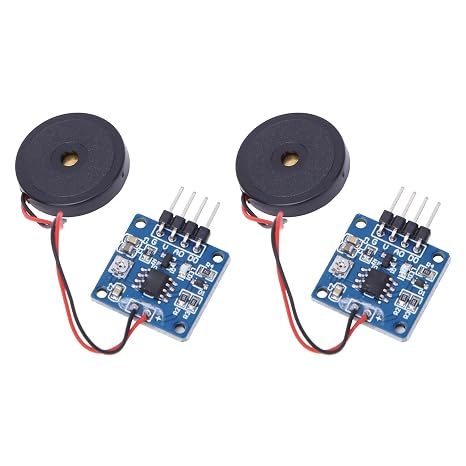 Piezoelectric Vibration Sensor Module, Analog Vibration Switch Module, Adjustable Sensitivity Potentiometer Sensor with Accurate Detection, Ideal for Electronic Drum Interaction