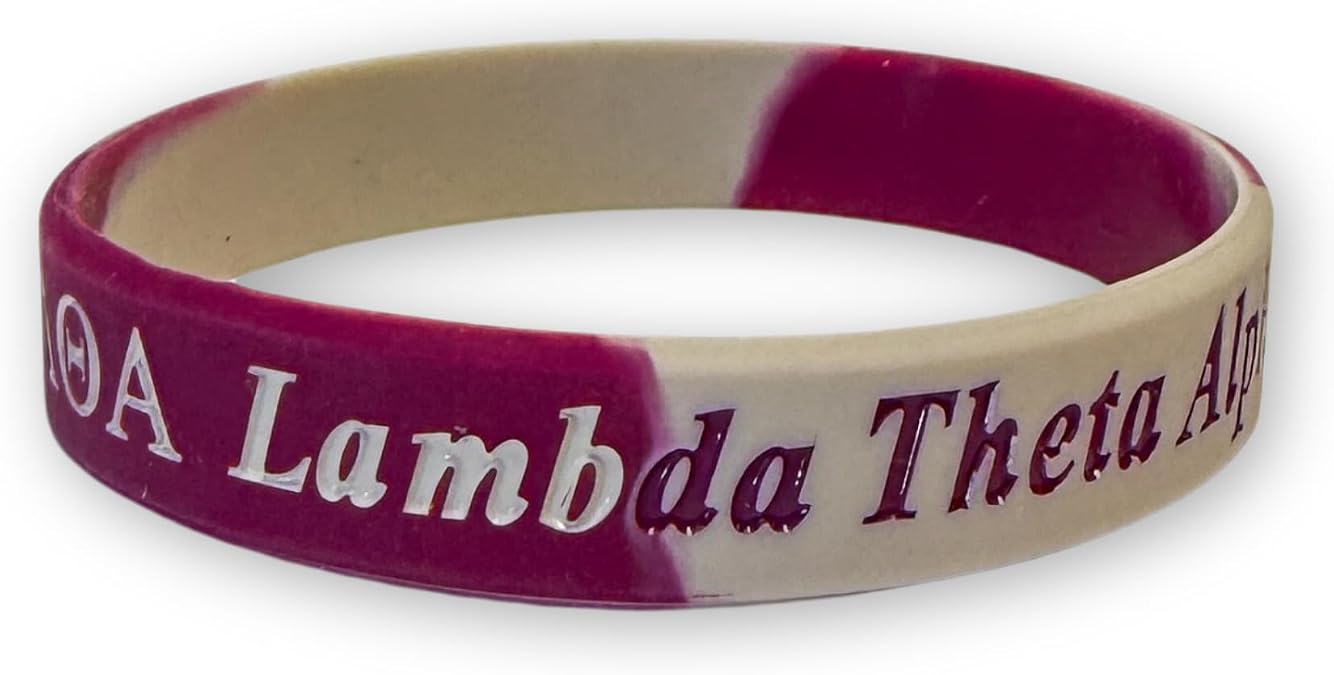 Lambda Theta Alpha Silicone Bracelet