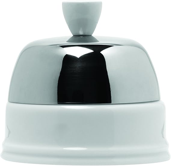 Degrenne | Luxury French Sugar Bowl with Lid | Salam Collection | White