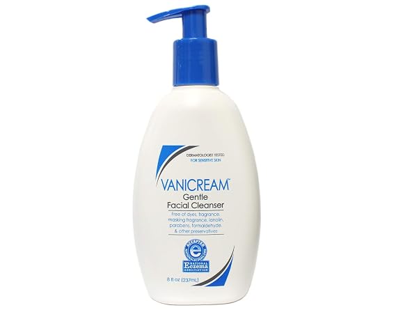 Vanicream Gentle Facial Cleanser For Sensitive Skin Soap-Free, 8.0 fl oz