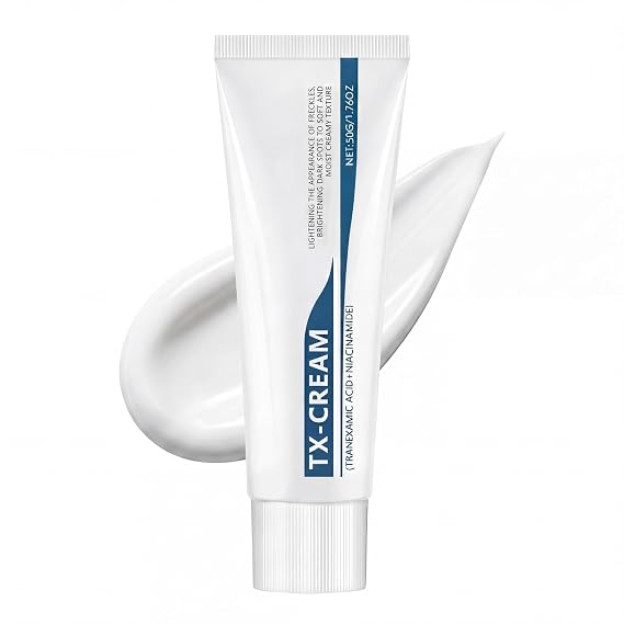 EELHOE Tranexamic Acid Cream for Dark Spots & Hyperpigmentation Targets Freckles, Blemishes & Uneven Skin Tone Non-Irritating Hydrating Formula with Niacinamide (1.76 fl oz)