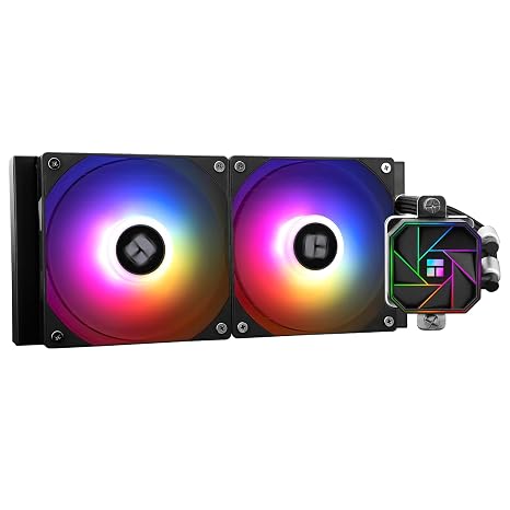 Thermalright Aqua Elite 240 V3 Water Cooling CPU Cooler, Double PWM ARGB Fans with S-FDB Bearings,Efficient PWM Controlled Pump,for AMD/AM4/AM5, Intel LGA1150/1151/1200/1700/1851, (AE240 V3)