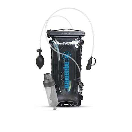 Aquamira 3L Pressurized Reservoir, Water Filtration Reservoir, 100 oz. Capacity