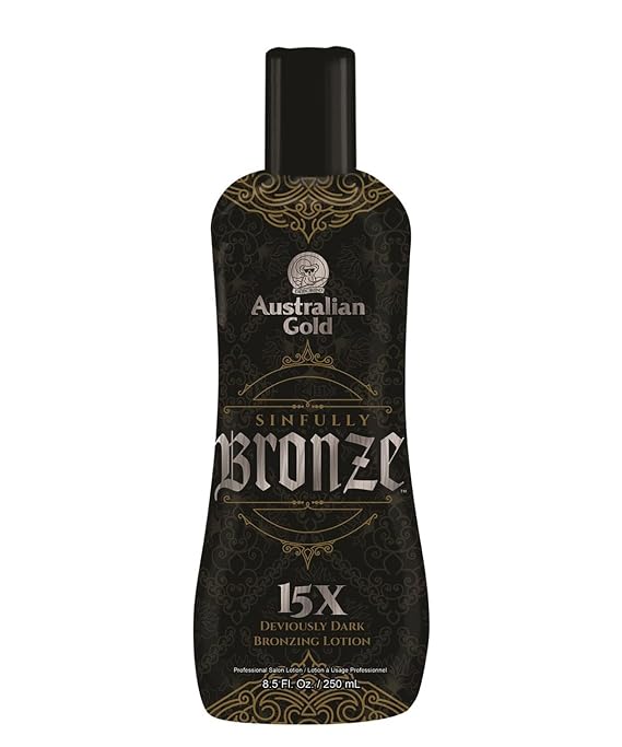 Australian Gold Sinfully Bronze 15x Dark Bronzer with Tyrosine 8.5oz