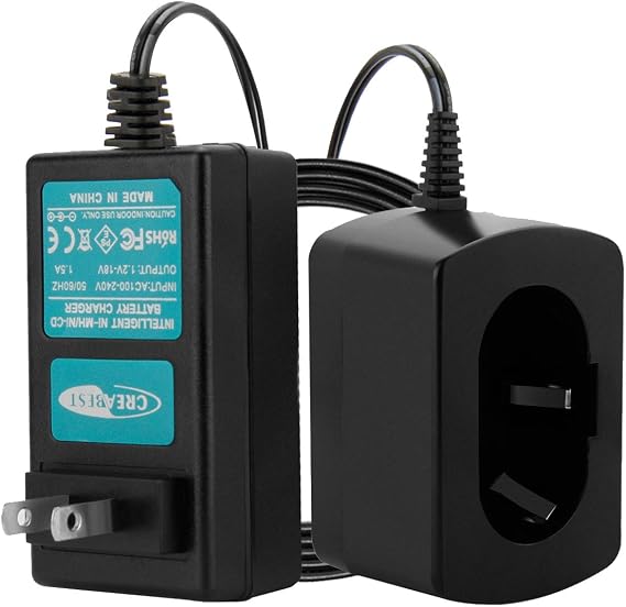 CREABEST Battery Charger Compatible with Makita 9000 PA12 PA14 Pod Style