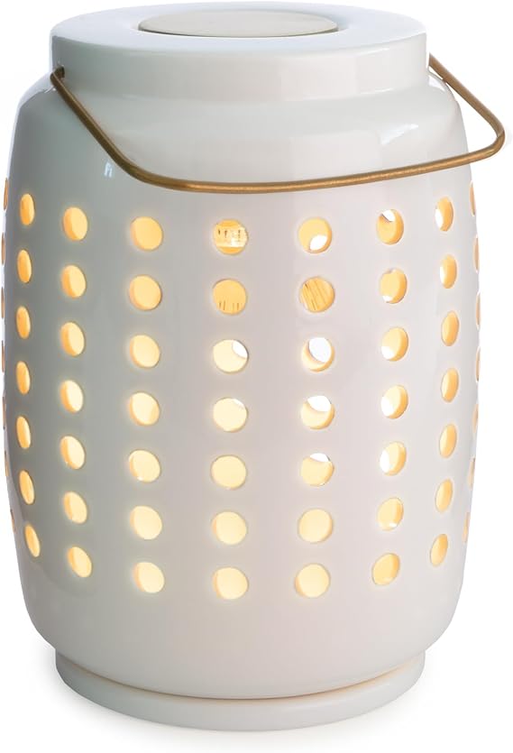 Candle Warmers Etc. Chelsea Lantern Canopy Illumination Warmer Use with Any Wax Melts