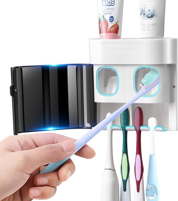 Bundle-2 Items: Toothpaste Dispenser Wall Mounted
