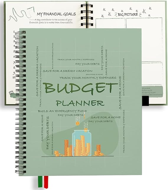 Budget Planner & Expense Tracker Undated Monthly Budget Book, Financial Organizer with Bill Organizer & Savings Tracker, Ideal for Personal Finance Management