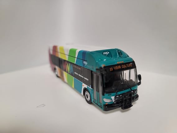 Iconic Replicas New Flyer Excelsior Bus 1/87 Scale- HO Scale Viva-San Antonio, Texas New Old Stock Limited Edition!