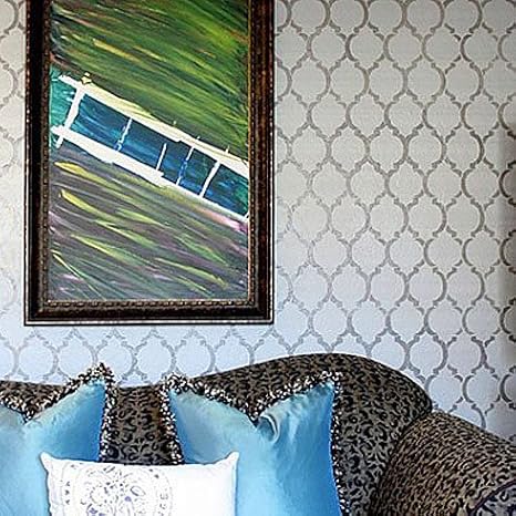 Stencil Moroccan Dream - Reusable stencils for walls and fabric - DIY decor
