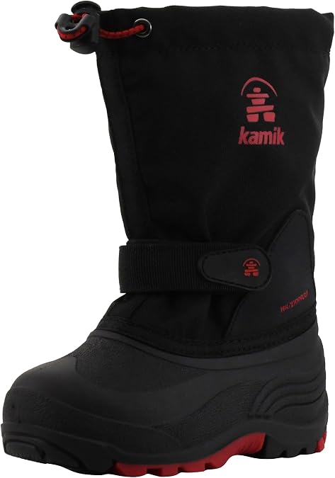 Kamik Waterbug 5 Snow Boots for Kids, Warm + Waterproof Kids Boots