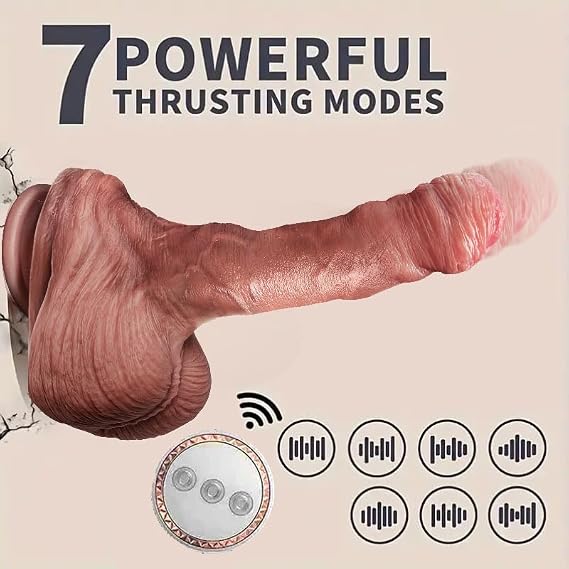 Classic Soft Sensory Toys Realistic Adult Tools for Women with 7 High Speed Suction Cup for Hands Free Silicone Waterproof Women Toys Portable Gifts for Couples