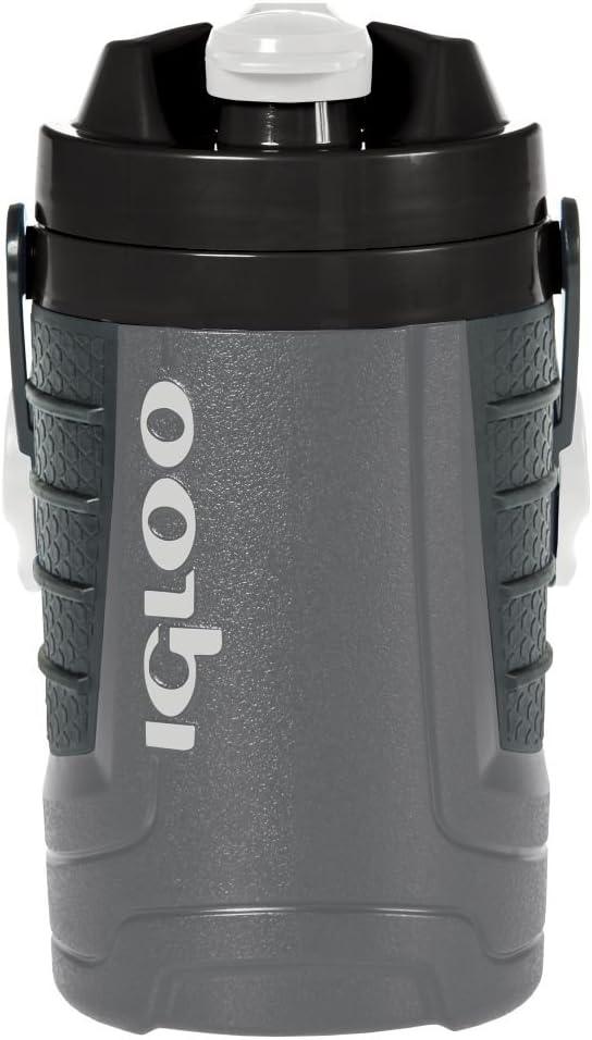 Igloo Proformance 1 Quart Water Jug, Black/Grey/White