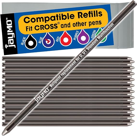 Replacement for Cross 8518 - D1 Multifunction Ballpoint Refill - 24 Blue