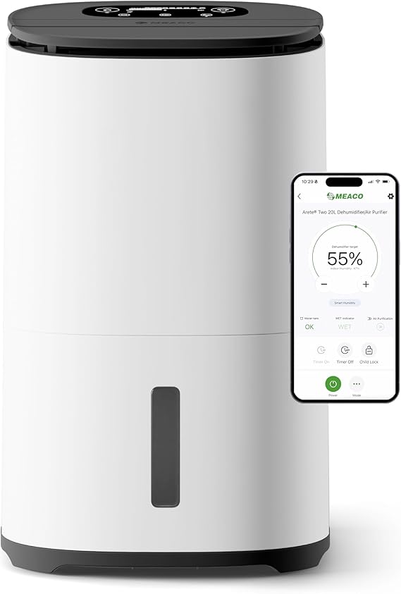 MeacoDry Arete® Two 25L Dehumidifier &amp; HEPA H13 Air Purifier