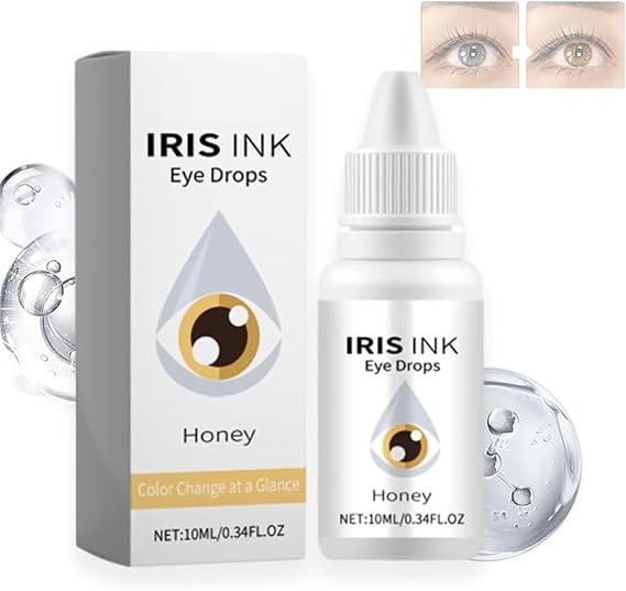 Eye Color Changing Drops, Irisink Pro Eye Drops, Fancy Drops Change Your Eye Color, Irisink Eye Drops, Color Changing Eye Drops, Lighten & Brighten Your Eye Color (Honey)