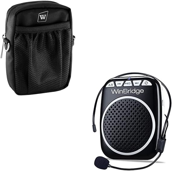WinBridge WB001 Voice Amplifier and Carry Case Bundle