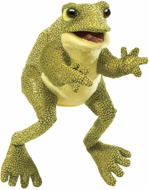 Folkmanis Funny Frog Hand Puppet