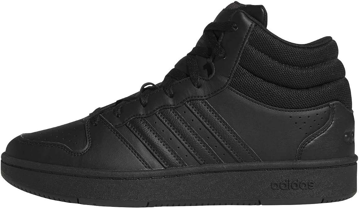 adidas Mens Hoops Mid Classic Lace Up Sneakers Shoes Casual - Blue, White