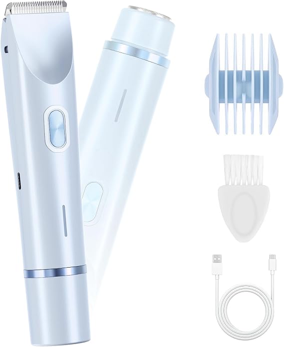 Bikini Trimmer for Women, Electric Razor Waterproof & Fast Charging
