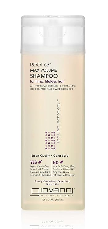 Giovanni Root 66 Max Volume Shampoo, 8.5 Fluid Ounce