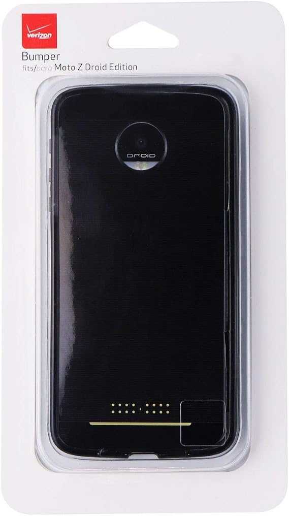 Verizon OEM Two-Tone Bumper For Motorola Moto Z Droid - Black / Gray