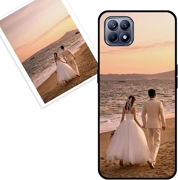 Personalized Case compatible with OPPO Reno 4 SE 5G,Custom Phone covers Customised with Photo Image Text Picture, Soft Anti-Fingerprint Anti-Scratch Anti-Fall Cover -Black