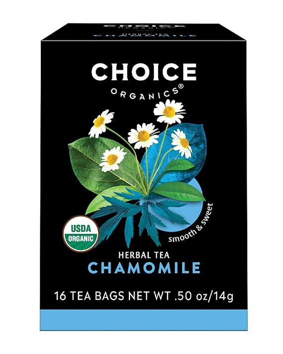 Choice Organics Chamomile Tea, 16 Tea Bags
