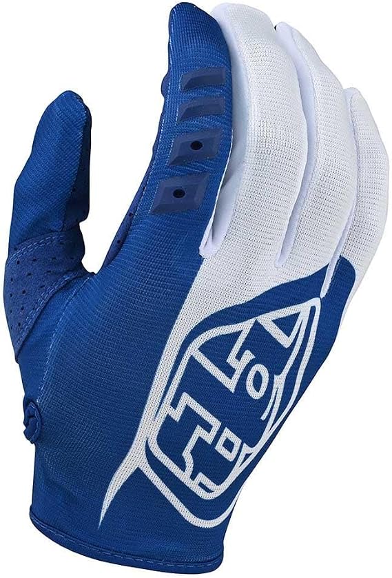 Troy Lee Designs Motocross Motorcycle Dirt Bike Racing Mountain Bicycle Riding Gloves Youth GP Glove; Blue LG