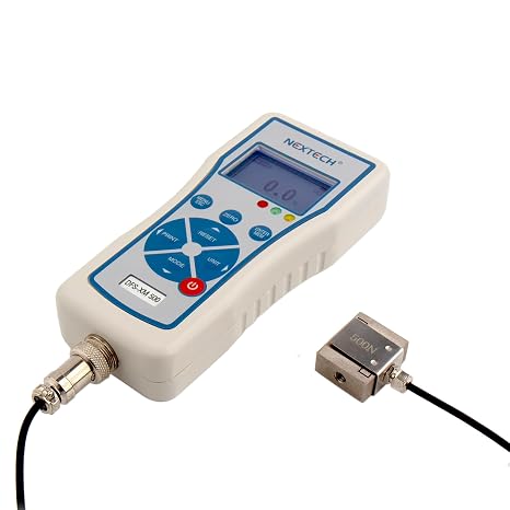 Nextech DFS-XM100 Digital Force Gauge with External Micro-S Beam Load Cell - Capacity 100 Newton