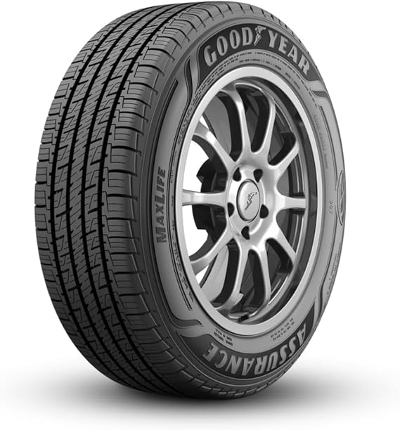 Goodyear Assurance MaxLife All-Season Radial Tire 215/50R17 | Passenger Touring All Season Traction 95V Rated Extra Load Radial Construction Black Sidewall Tire