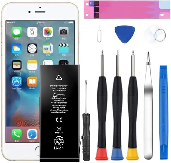 Battery for iPhone 6S, 2026 New Upgraded Battery Replacement for iPhone 6S A1633 A1688 A1691 A1700 with Professional Repair Tool Kit
